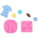 thumbnail image 4 of Moldes de silicona para fondant deportivo - Aptos para uso alimentario, multiusos y fáciles de limpiar - Decoración de tartas con temática de baloncesto/béisbol, 4 of 4