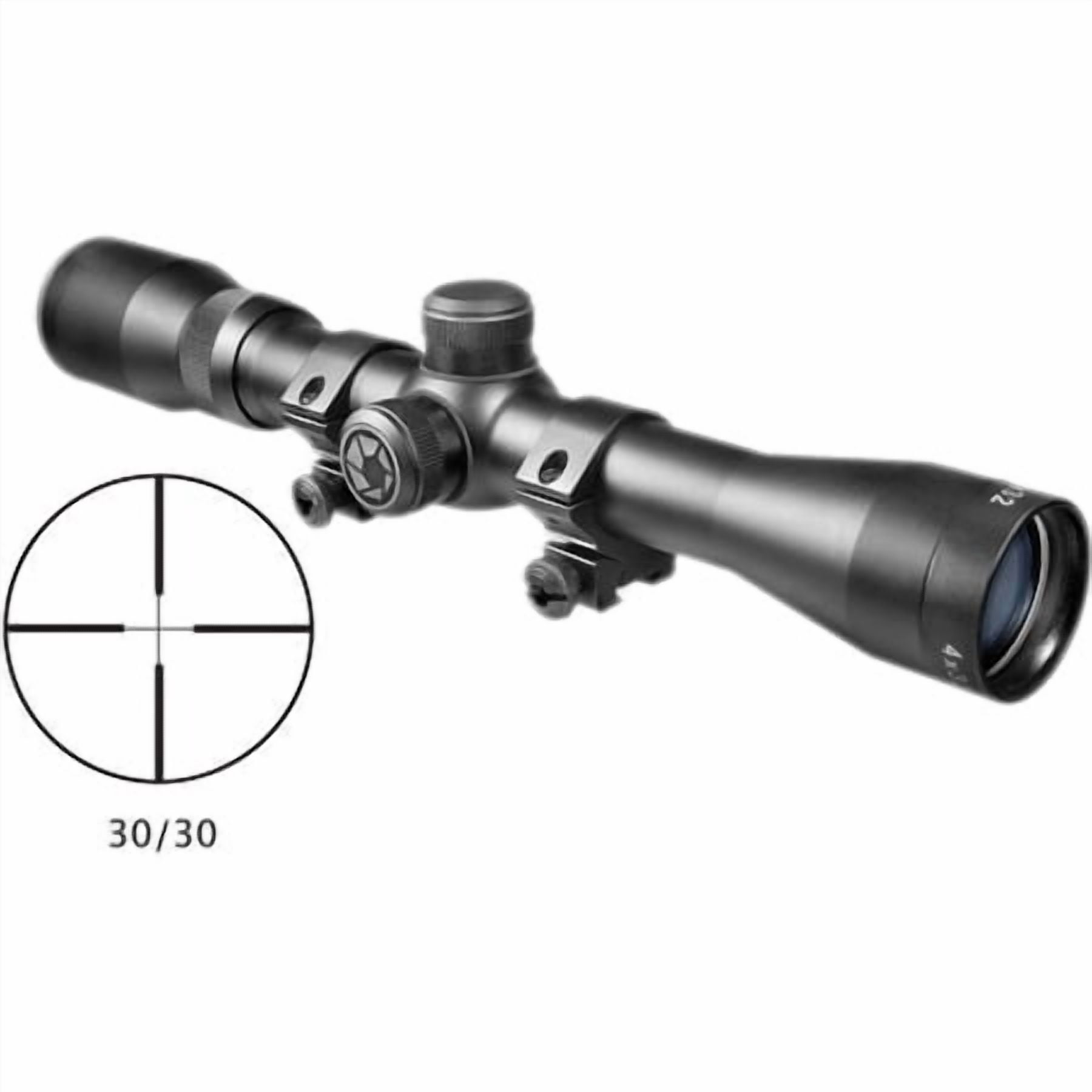 Barska plinker-22 1/4 MOA 1" Scope 4 X Zoom, Matte Black
