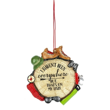 I Have Not been EveryWhere Hiking Christmas Ornament