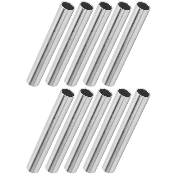 Aluminum Tube,10Pcs Aluminum Tube Round Aluminum Straight Tubing Industrial Supplies Exceptional Value