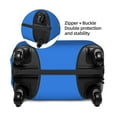 thumbnail image 4 of Qekee Dodgerblue Elastic Luggage Cover, Double-sided Print, Invisible Zipper, for Travel, Business, Daily - Medium, 4 of 9