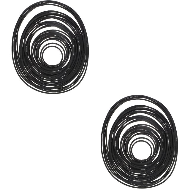 Correas de goma para grabadora de cinta (60 unidades) para unidad de DVD, mantenimiento de casetes de voz