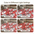 thumbnail image 7 of ODIKA 6'x9' Washable Area Rug Red Gray Blossom Harmony Vintage Garden Elegant Floral Array with Timeless Botanical for Family Room, Living Room, Master Bedroom, Non-Slip, Easy Care, 7 of 7
