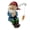 Green, variant on Fishing Gnome Statue Resin Funny Garden Gnome Fishing Decor 3.9 Inch Cute Dwarf Figurine for Pond Garden Patio Flowerpot Office Desk Shelf Gift