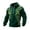 A-Green372, variant on Men St Patrick's Day Waffle Knit Hoodie Muscle Fit Celtic Clover Pattern Pullover Top Casual Holiday Wear Hoodies Green