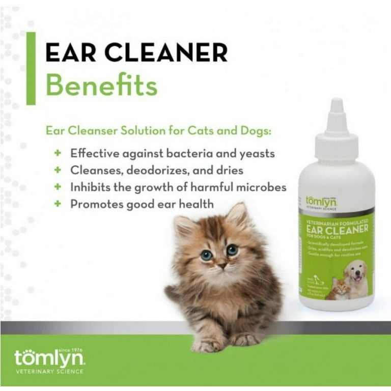 Tomlyn Veterinarian Formulated Ear Cleaner for Dogs & Cats Tomlyn Veterinarian Formulated Ear Cleaner for Dogs & Cats