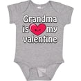 thumbnail image 3 of Inktastic Grandma is My Valentine Boys or Girls Baby Bodysuit, 3 of 5