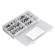 thumbnail image 5 of Kit de 180 abrazaderas para manguera de combustible de acero inoxidable, accesorios para línea de inyección de una sola oreja, 5 of 14