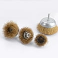 thumbnail image 4 of SPRING PARK Metal Cleaning Steel Wire Rust Removal Polishing Wheel Brass Brush Grinding Disc, 4 of 6
