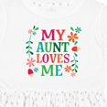 thumbnail image 4 of Inktastic My Aunt Loves Me Niece Girls Toddler Dress, 4 of 5