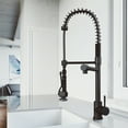 thumbnail image 2 of VIGO Zurich Single Handle Pull-Down Sprayer Kitchen Faucet in Matte Black, 2 of 11