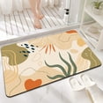 thumbnail image 5 of KeirineCC Soft Bath Mat with Mid-Century Abstract Boho Pattern, Modern Non-Slip Bathroom Rug Absorbent Microfiber Floor Mat-16x24 Inches - B, 5 of 8