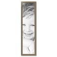 thumbnail image 2 of ArtToFrames 12" x 49" Aged White Gold Picture Frame, 12x49 inch Silver Wood Poster Frame (WOM-2036),  Pack, 2 of 7