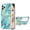 Blue, variant on Case for iPhone 12 6.1 360 Degree Rotating Bracket Sparkling Marble Ring Case Anti-Fingerprint Skid Resistant Shockproof Protective Phone Cover