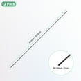 thumbnail image 3 of Uxcell 12-Pack Carbon Fiber Rods, 200mm Length 1mm Dia Carbon Fiber Solid Matte Pole, 3 of 7