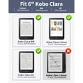 thumbnail image 2 of Funda MoKo para Kobo Clara BW/Clara Colour/Clara 2E 6 flores, 2 of 8