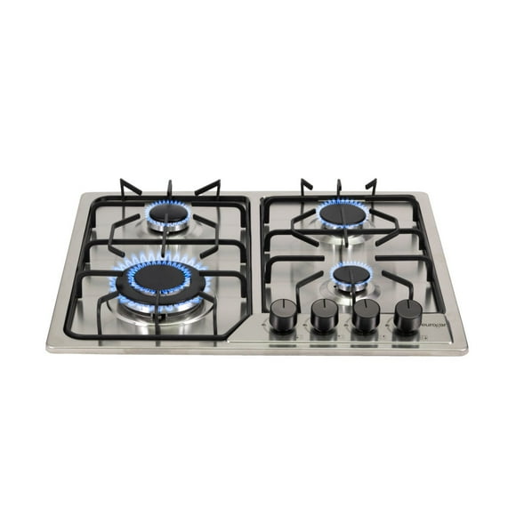 Parrilla de 4 Quemadores Eurogar Acero Inoxidable Encendido Electrónico EU4AI a Gas