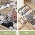thumbnail image 3 of Caja de almacenamiento de ropa interior, calcetines, armario, tipo cajonera, panty, calcetines, compartimentos, cajas de almacenamiento, cajón, almacenamiento para el hogar, 3 of 5