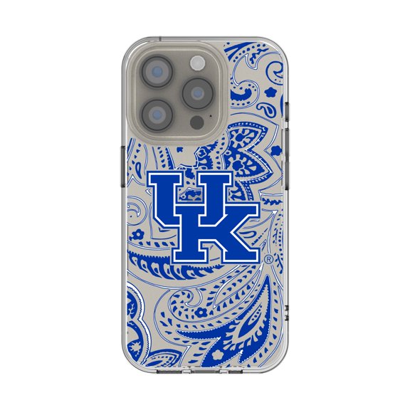 Kentucky Wildcats iPhone Paisley Design Clear Case