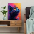 thumbnail image 5 of Qisvanset 12x16 Inch Framed Canvas Wall Art Pop Art Persian Cat Elegant Pet Portrait Ready To Hang Wall Decor, 5 of 8