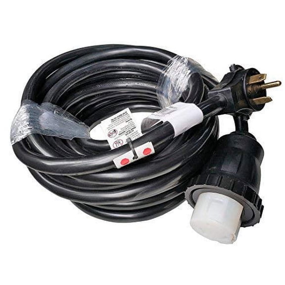 Parkworld 886535 RV 30A to Shore Power 50A Extension Cord Adapter TT-30P to SS2-50R (36FT)