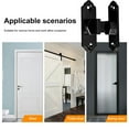 thumbnail image 3 of LYLONG Cabinet Locks Locks for Cabinets 90 Degree Stainless Door Latch Sliding Screen Door Latch Barn Door Lock Hasp Black, 3 of 8