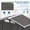 Gray#3, variant on Garden Storage Shed, 5X3 FT Metal Outdoor Storage Shed, Tool Shed with Peaked Roof Waterproof, Lockable Door Compact Metal Tool Shed for Garden, Backyard, Patio, Sundries and Bike Storage, Gray