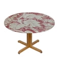 thumbnail image 3 of WERPE Table Cloth Flannel Super Lightweight with Flower Print White, 3 of 7