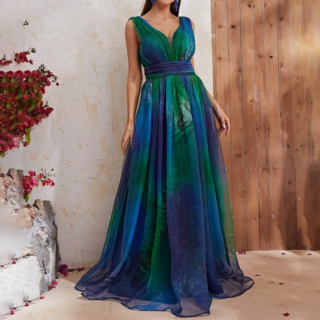 UPPADA Robe Grande Taille pour Invitées de Mariage pour Femmes à Manches Courtes Robe de Bal de Mariage de Fin d'Année Robe Formelle Robe Longueur au Sol Robe Cocktail de Mariage Robe Portefeuille Formelle Offres des Fêtes 2024