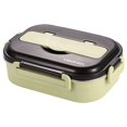 thumbnail image 1 of Bento Lunch Box For Student Thermal Insulation Bento Lunch Box High-Grade Stainless Steel Liner Lunch Containers Green, 1 of 6