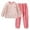 X#375Pink647, variant on CAIVO Long Sleeve Cozy Flannel Coats Tops Pants Kids Warm Outfit Sets Boys Girls Comfortable Home Wear Children Soft And Thick Cold Weather 3-4 Years