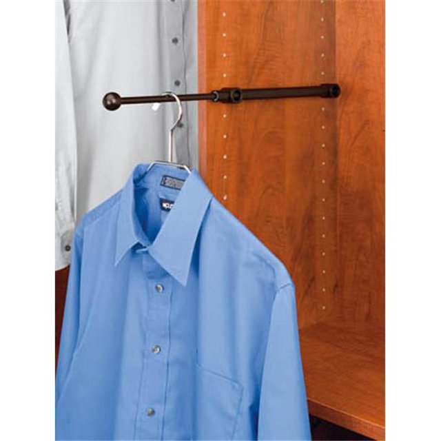 Rev A Shelf Rscvr.12.Orb 11-.88 In. - 18-.50 In. L Rev-A-Shelf Valet Rod With Designer - Oil Rubbed Bronze