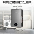 thumbnail image 2 of CAMPLUX 5.28 GPM 150,000 BTU Indoor Propane Instant Tankless Water Heater, Grey, 2 of 9