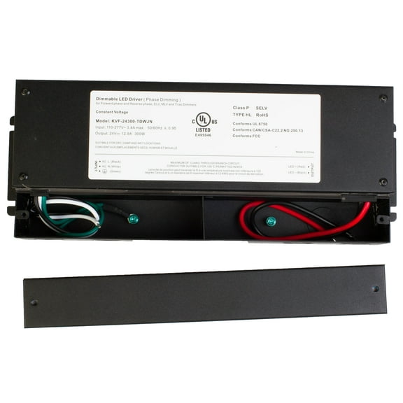 UL LISTED 24V 12.5 AMP 300W DIMMABLE POWER SUPPLY DRIVER