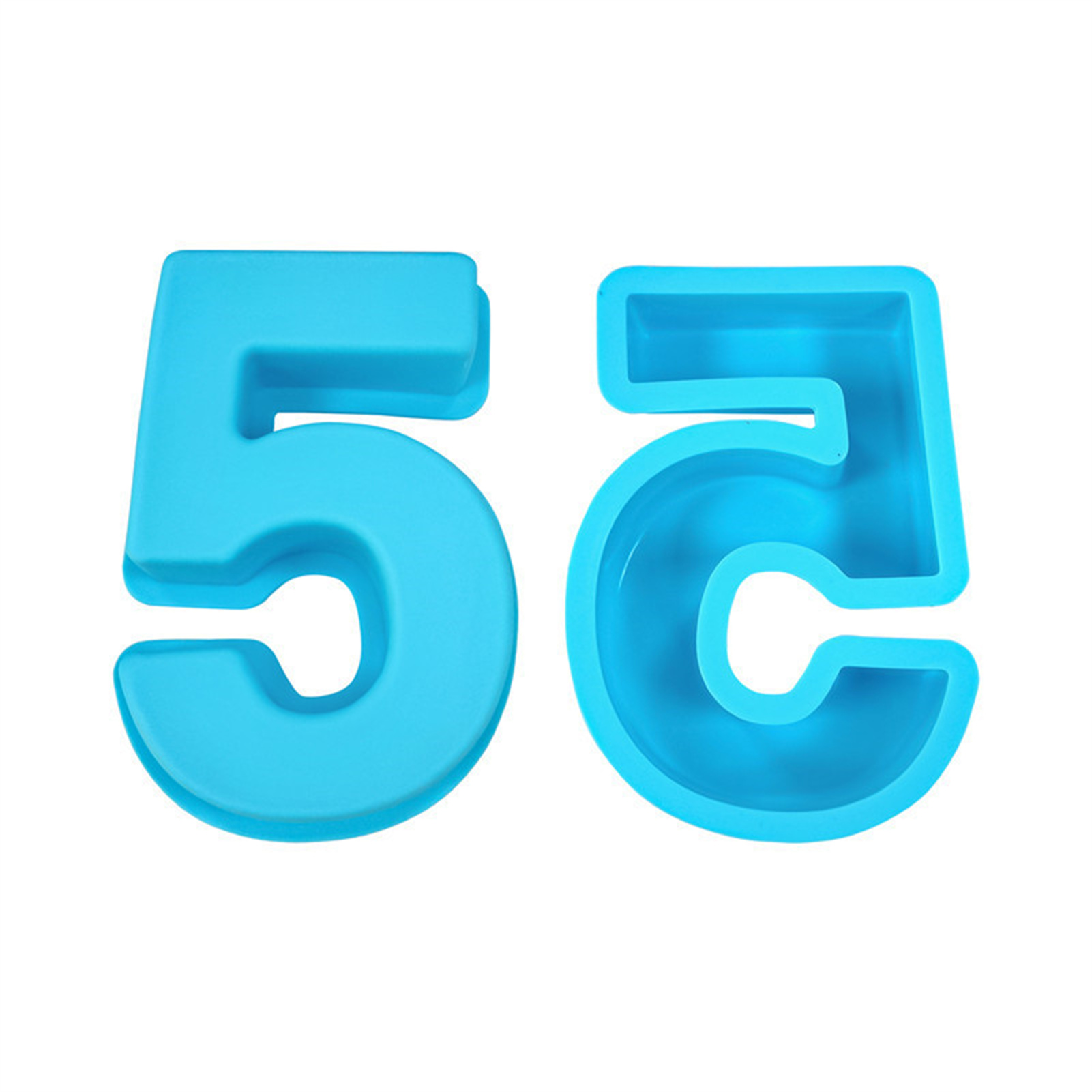 VALINK Creative 3D Number Cake Stencils DIY Fondant Cake Chocolate