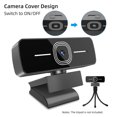 thumbnail image 3 of 1080P Full HD Webcam AF Cámara de transmisión web con enfoque automático Micrófono USB Plug and Play Meterk Cámara web, 3 of 7