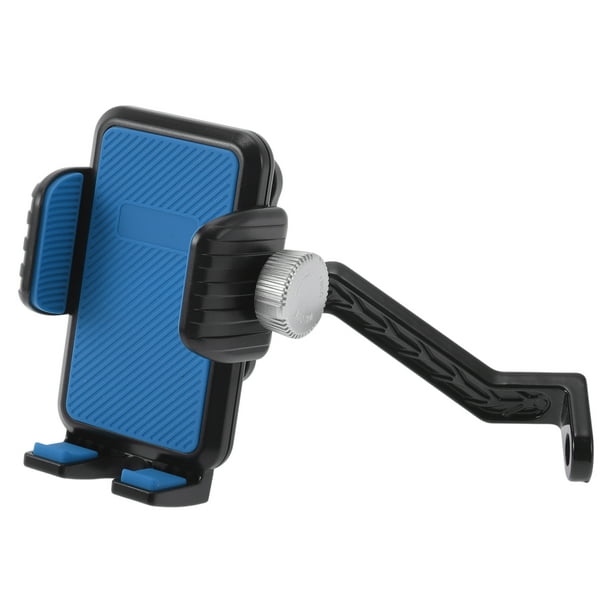 Soporte para Teléfono de Motocicleta Unique Bargains Soporte para Teléfono de Motocicleta para Montaje en Espejo Retrovisor Compatible con Smartphones de 4.7"-7.2" / 119.38-182.88mm Azul