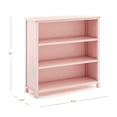 thumbnail image 5 of Guidecraft Kids' Deluxe Taiga 3-Shelf Bookshelf - Pink: Children's Sturdy Wooden Bedroom Bookcase, Playroom Organizer and Toy Storage, 5 of 5