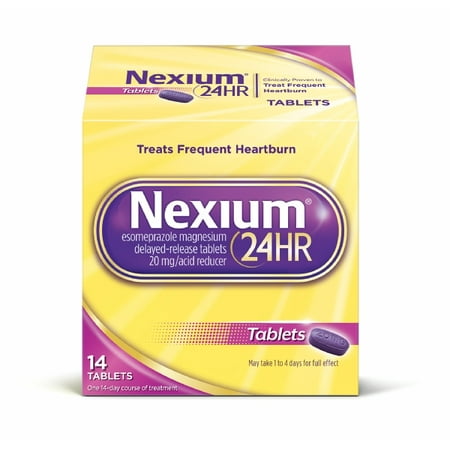 Nexium 24-Hour Delayed Release Heartburn Relief Tablets 14 (Best Way To Take Nexium)