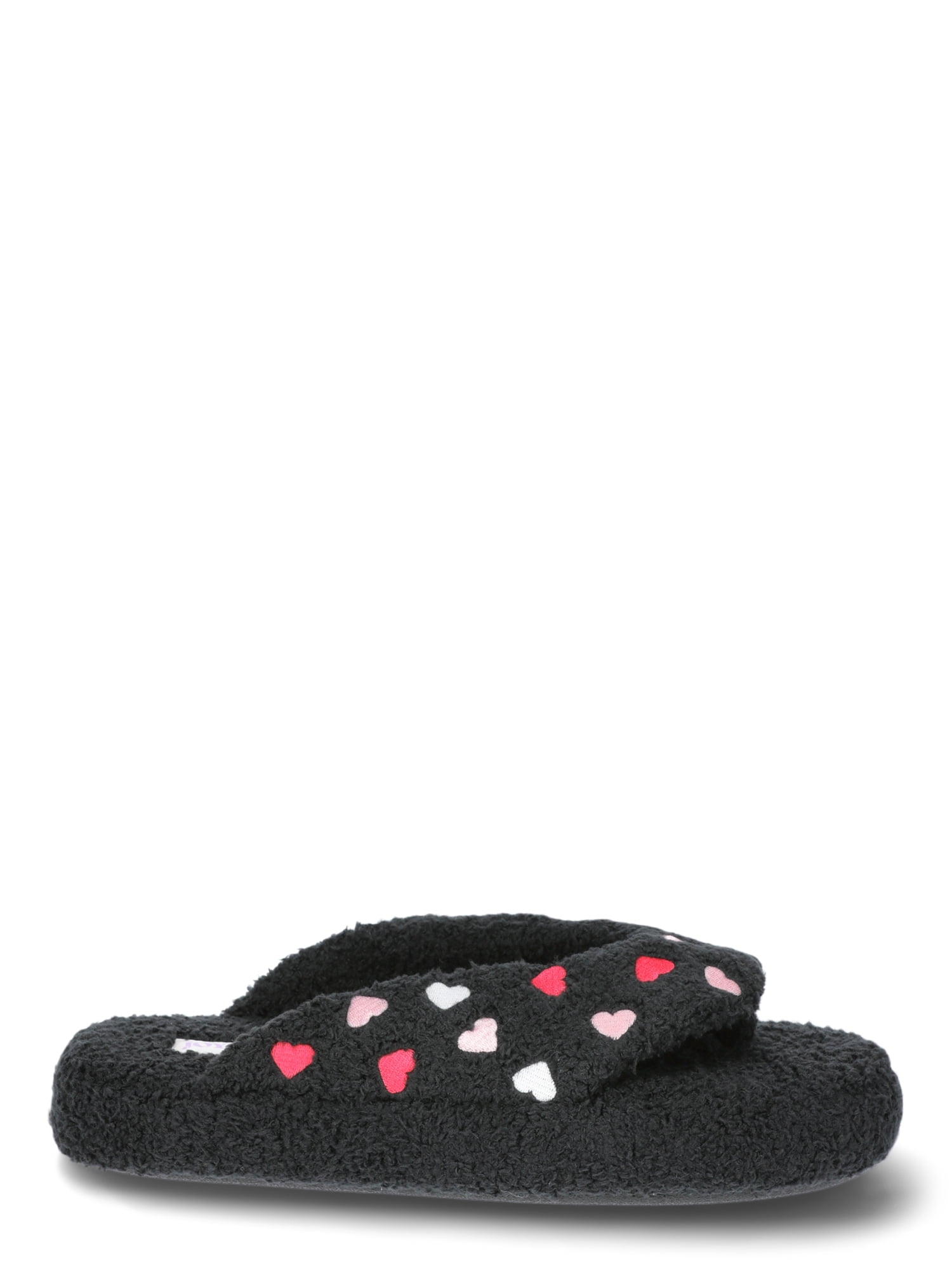 Joyspun Women's Heart Thong Slippers