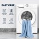 thumbnail image 4 of Juego de 4 Toallas de Baño Azules, Toallas de Baño Grandes y Ultrasuaves 35x70in, Toallas de Hotel Altamente Absorbentes y de Secado Rápido para Baño Gimnasio Natación, Sábanas de Ducha de Microfi..., 4 of 7