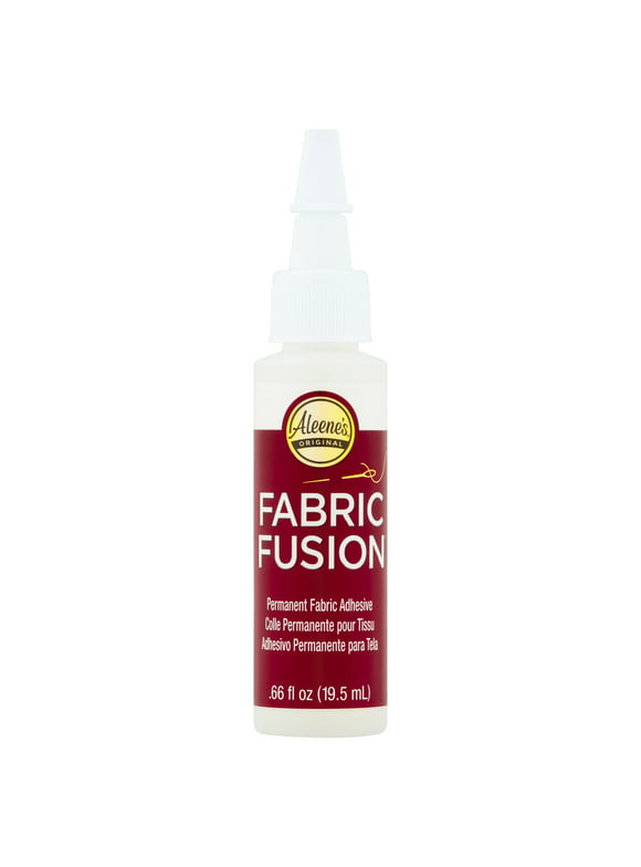 Aleene's Fabric Fusion Adhesive, Premium Clear Permanent Fabric Glue, .66 fl oz