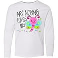 thumbnail image 3 of Inktastic My Nonna Loves Me- cute dragonfly Long Sleeve Youth T-Shirt, 3 of 5