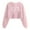 Pink, variant on Womens Christmas Cropped Sweatshirts Crewneck Long Sleeve Pink Sweatshirts Ugly Xmas Holiday Gift Festival Outfits, XXL Pink