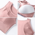 thumbnail image 5 of Plebaso Women's Wireless Sports Bras Mesh Breathable Workout Bras Comfort Padded Womens Athletic Bras, 5 of 6