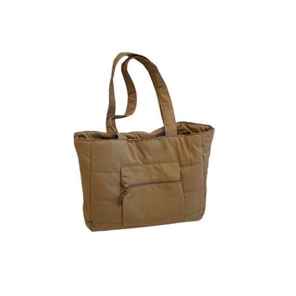Bolso de Bolsa Grande Acolchado Casual Bolso de Ordenador de Hombro Único, Bolso de Mano de Gran Capacidad