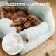 thumbnail image 3 of Cama para gatos MEWOOFUN para gatos de interior y perros pequeños, color azul, 3 of 9