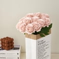 thumbnail image 4 of 12PC Black Roses Artificial Flowers Fake Roses Silk Realistic Roses Bouquet Flowers with Long Stems for Wedding Home Party Centerpieces Decorations, 4 of 5