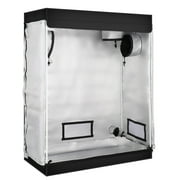 OverPatio 48"x24"x60" Indoor Hydroponic Grow Tent with Observation Window and Floor Tray