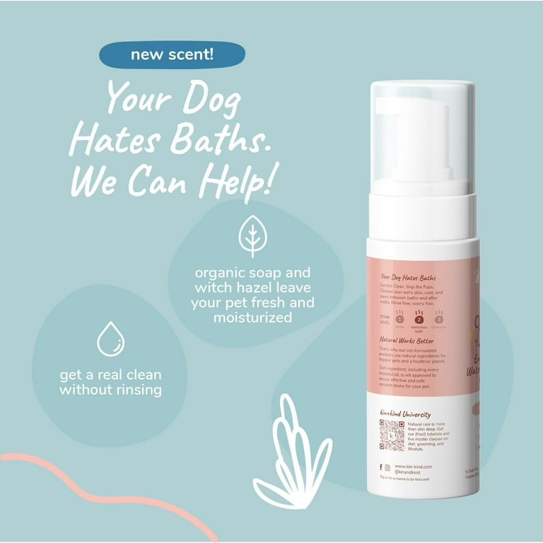 kin+kind Energizing Grapefruit Natural Waterless Bath for Dogs kin+kind Energizing Grapefruit Natural Waterless Bath for Dogs